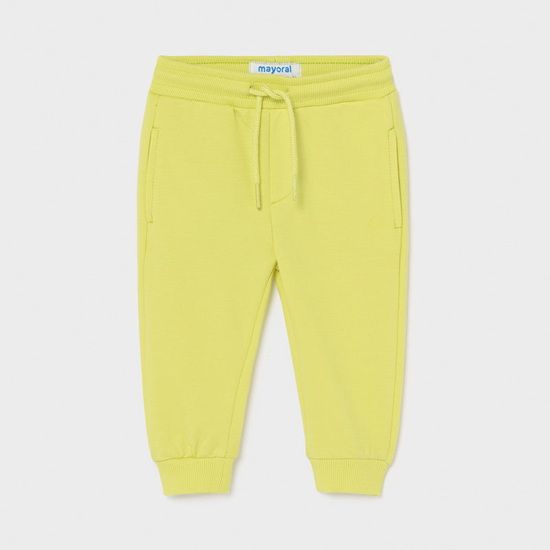 Mayoral Baby Boy SS21 Lime Fleece Trousers 711