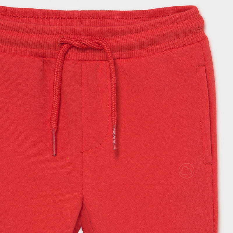 Mayoral Baby Boy SS21 Red Fleece Trousers 711