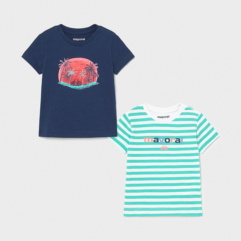 Mayoral Baby Boy SS21 2 pack T-shirt set 1015