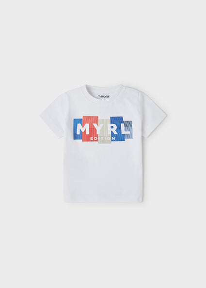 Mayoral Baby Boy SS22 White T-shirt 106