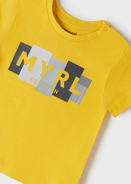 Mayoral Baby Boy SS22 Yellow T-shirt 106