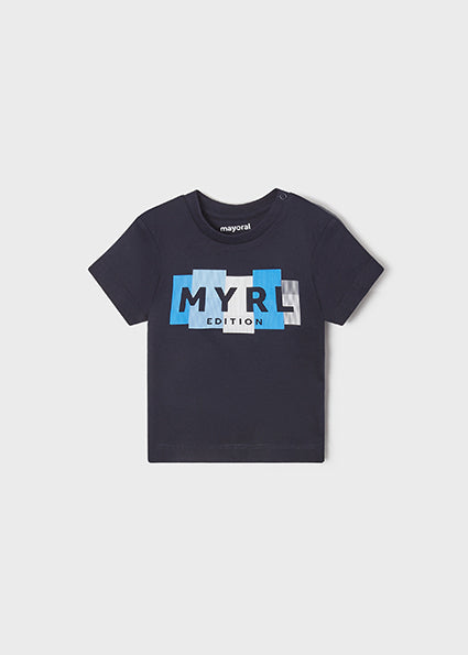 Mayoral Baby Boy SS22 Navy T-shirt 106