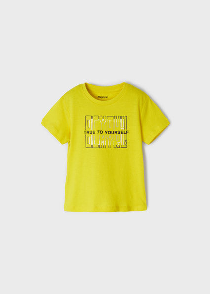 Mayoral Boy SS22 Citron T-Shirt 170