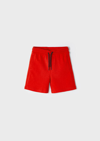 Mayoral Boy SS22 Red Fleece Shorts 6118