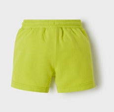 Mayoral Baby Boy SS22 Lime Fleece Shorts 621