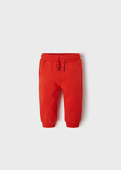 Mayoral Baby Boy SS22 Red Fleece Joggers 711