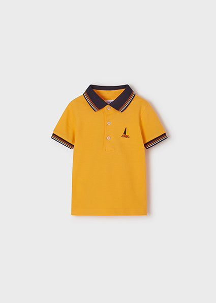 Mayoral Baby Boy SS22 Tangerine Polo Top 1103