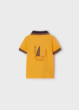 Mayoral Baby Boy SS22 Tangerine Polo Top 1103