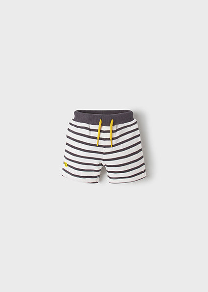 Mayoral Baby Boy SS22 Dark Grey Striped Shorts 1230