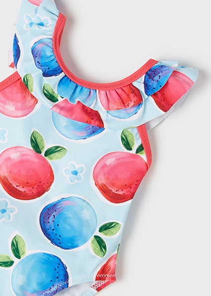 Mayoral Baby Girl SS22 Blue Patterned Swimsuit 1730