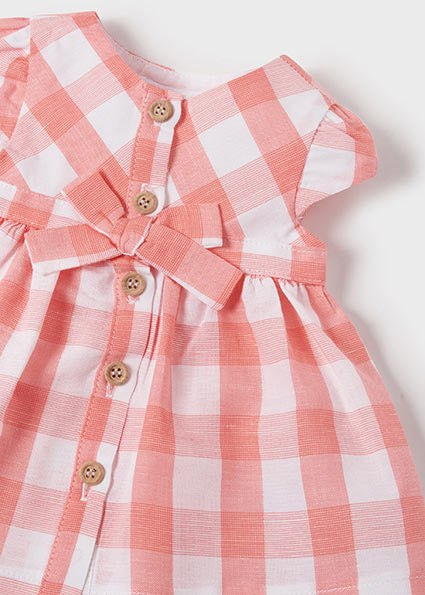 Mayoral Baby Girl SS22 Gingham Dress 1871
