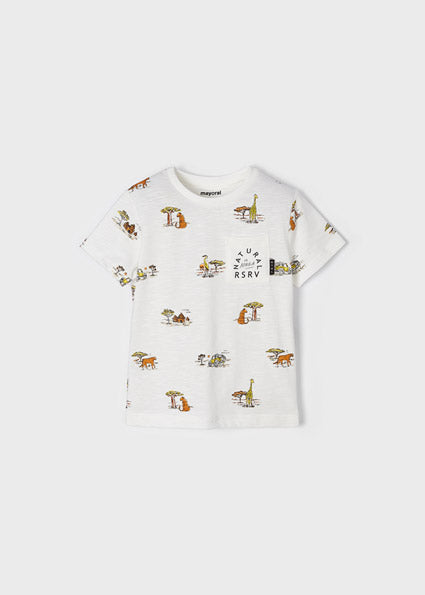 Mayoral Boy SS22 Animal Print T-Shirt 3002