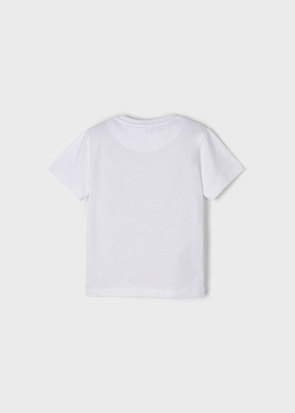 Mayoral Boy SS22 White Printed T-shirt 3011