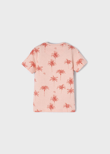 Mayoral Boy SS22 Dusty Pink 2pc T-shirt set 3019