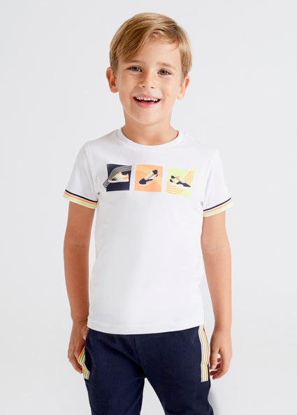 Mayoral Boy SS22 White T-Shirt 3024