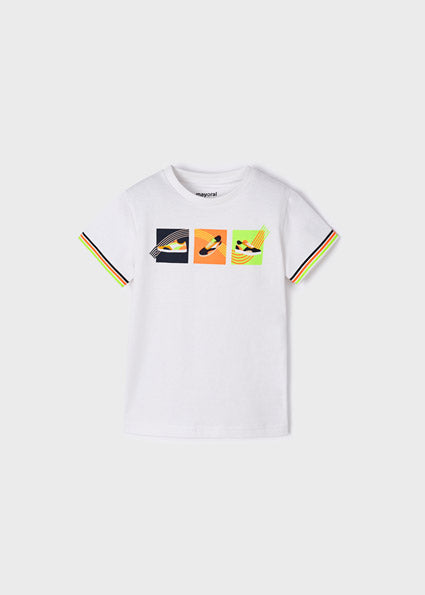 Mayoral Boy SS22 White T-Shirt 3024