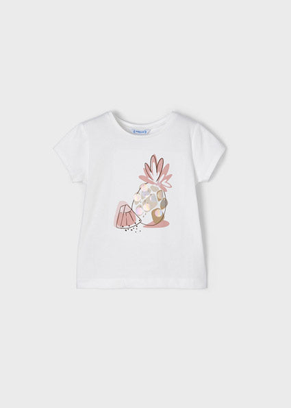 Mayoral Girl SS22 Pineapple T-Shirt 3039