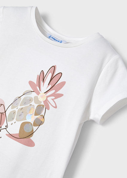 Mayoral Girl SS22 Pineapple T-Shirt 3039