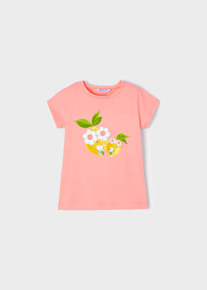 Mayoral Girl SS22 Flamingo Printed T-shirt 3048