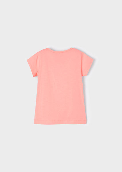 Mayoral Girl SS22 Flamingo Printed T-shirt 3048