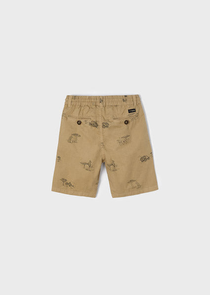 Mayoral Boy SS22 Camel Patterned Shorts 3263