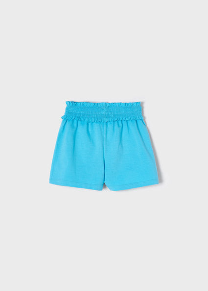 Mayoral Girl SS22 Turquoise 2 PK Shorts 3280