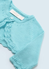 Mayoral Baby Girl Aqua Knitted Cardigan 318