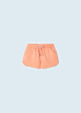 Mayoral Girl Peach Chenille Shorts 607