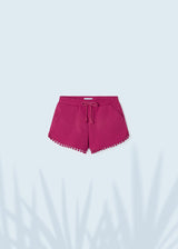 Mayoral Girl SS23 Pink Chenille Shorts 607