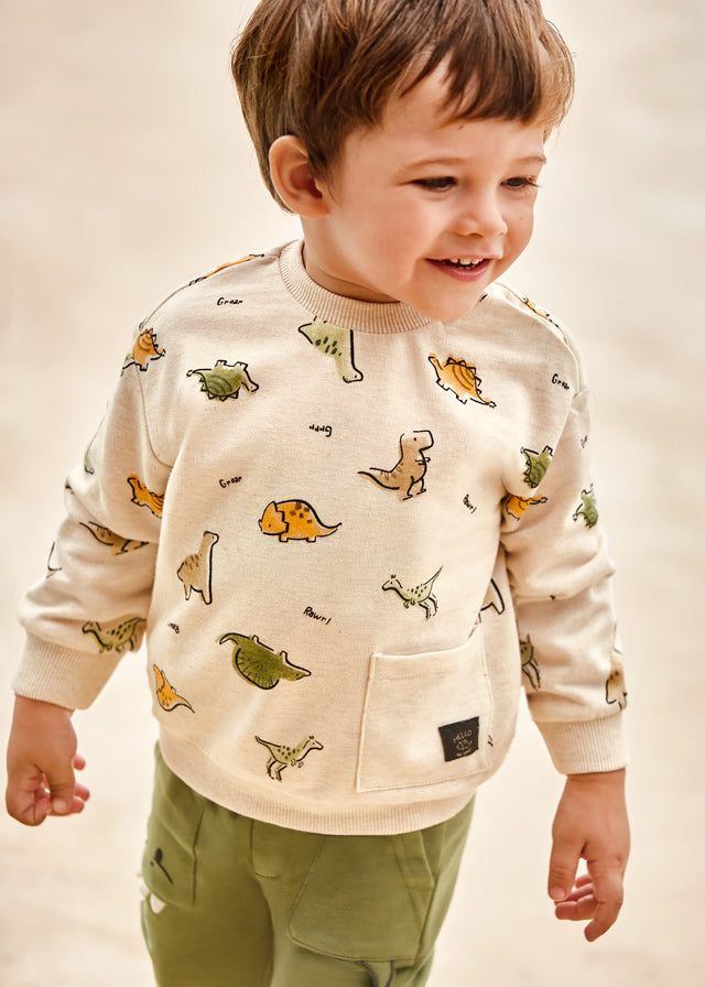 Mayoral Baby Boy SS23 Dinosaur Sweater 1416
