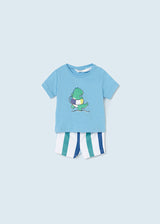 Mayoral Baby Boy Blue Dinosaur Swim Set 1624