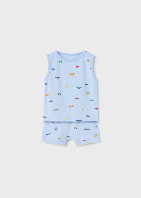 Mayoral Baby Boy SS23 Car Pyjamas 1788