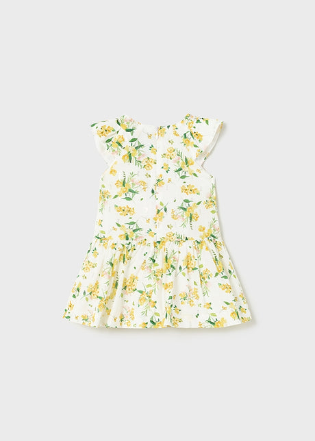 Mayoral Baby Girl Lemon Floral Dress 1958