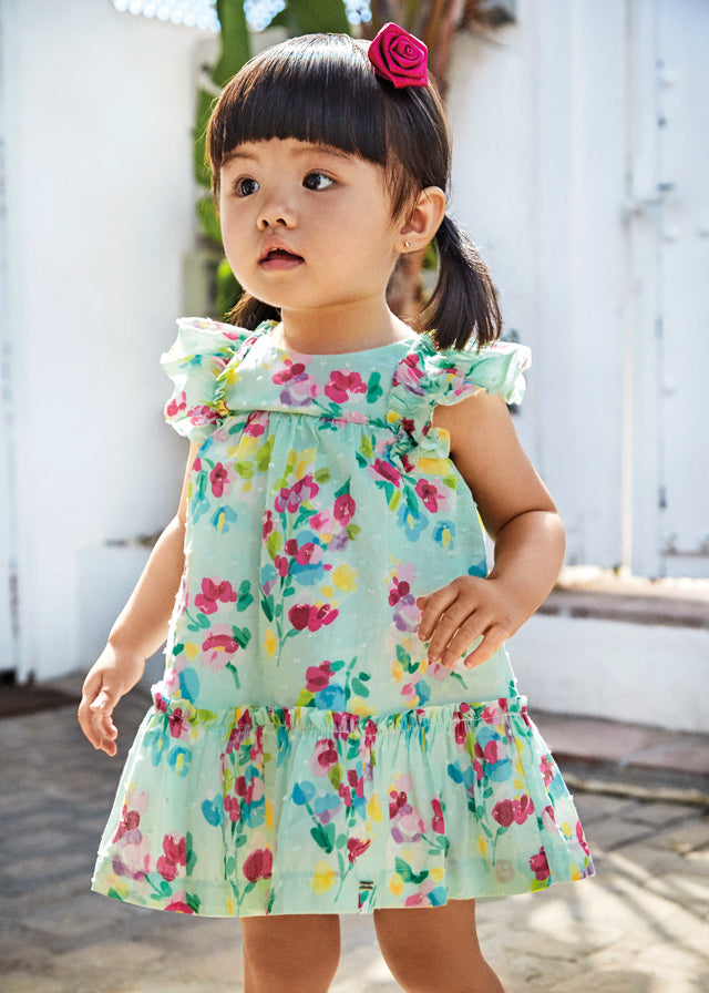 Little girl floral outlet dress