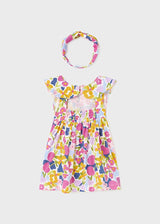 Mayoral Baby Girl Multi-Coloured Printed Dress 1972