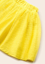 Mayoral Baby Girl Lemon Floral Tulle Skirt Set 1978