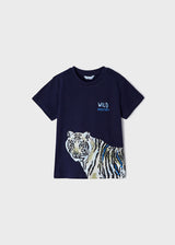 Mayoral Boy SS23 Navy Tiger T-Shirt 3007