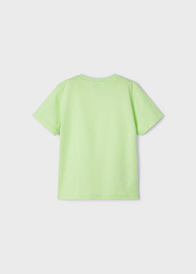Mayoral Boy SS23 Neon Green Surf T-shirt 3019