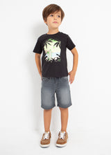 Mayoral Boy SS23 Black Beach T-shirt 3020