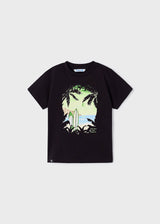 Mayoral Boy SS23 Black Beach T-shirt 3020