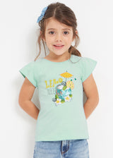 Mayoral Girl SS23 Aqua T-Shirt 3071