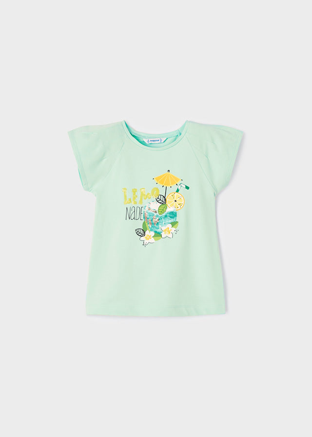 Mayoral Girl SS23 Aqua T-Shirt 3071