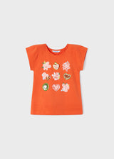 Mayoral Girl Orange T-Shirt 3071