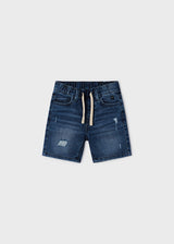 Mayoral Boy SS23 Blue Denim Bermuda Shorts 3239