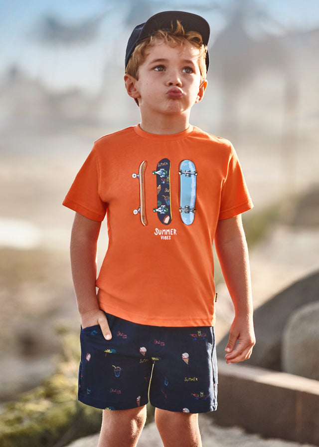 Mayoral Boy SS23 Skateboard Short Set 3676