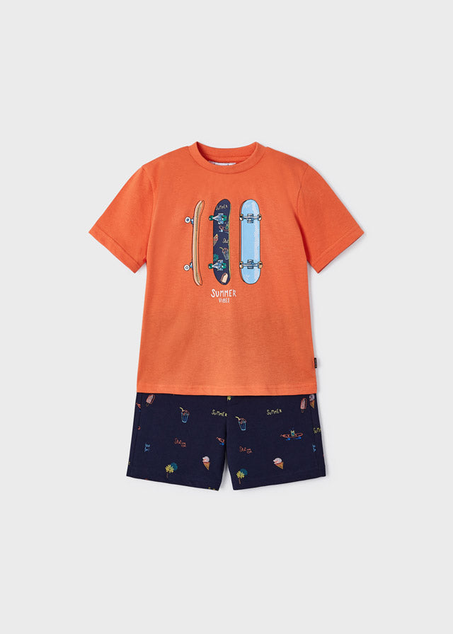 Mayoral Boy SS23 Skateboard Short Set 3676