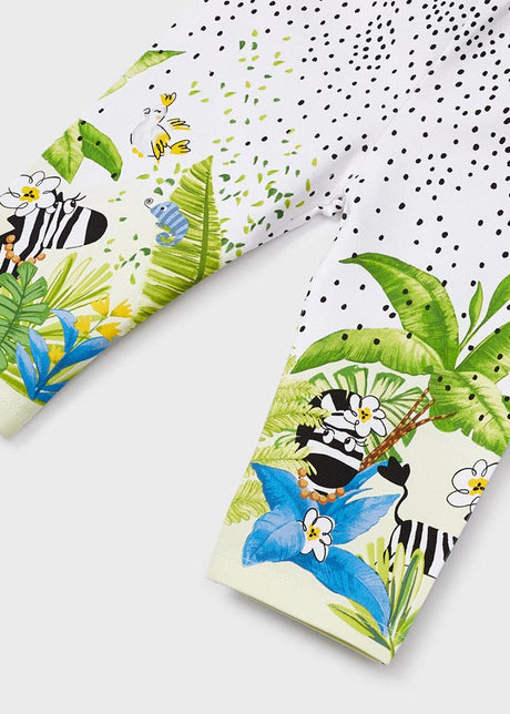 Mayoral Girl SS23 White Printed Legging Set 3069/3776