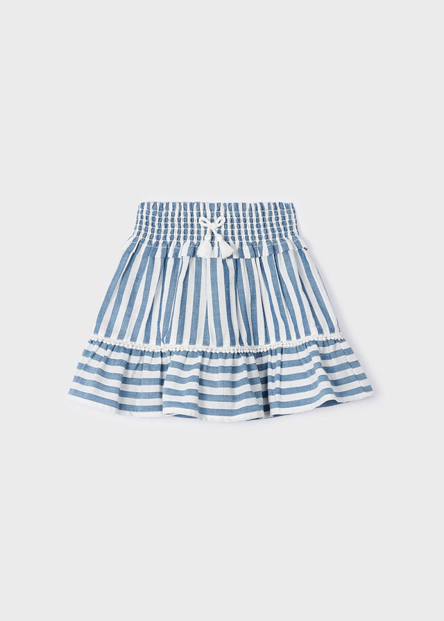 Mayoral Girl Striped Top & Skirt Set 3143/3903