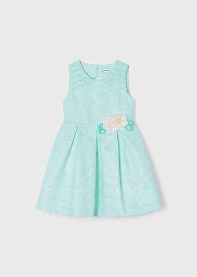 Mayoral Girl SS23 Aqua Dress 3914