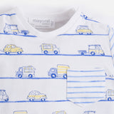 Mayoral Baby Boy Yellow shorts set with Cars T-shirt 1238